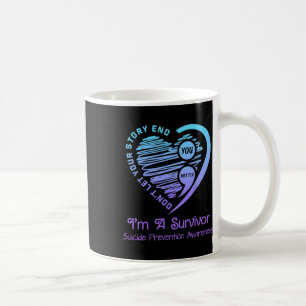 Bewusstseinsbildung bei Suiziden Monat Aquamarin u Kaffeetasse