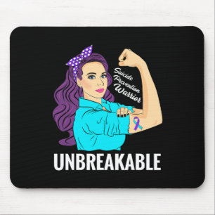 Bewusstseinsbildung bei Suizidprävention Psychisch Mousepad
