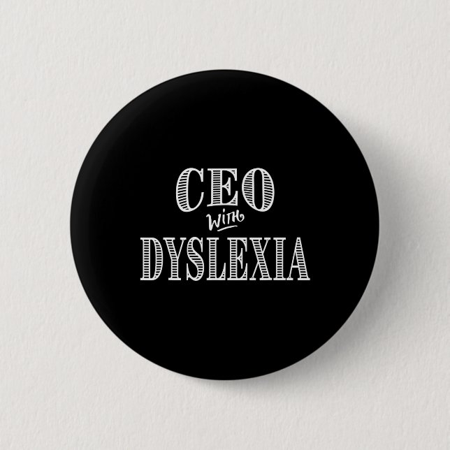 Bewusstseinsbildung Ceo Dyslexia Geführte Liebe de Button (Vorderseite)