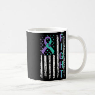 Bewusstseinsbildung zur Suizidprävention Aquamarin Kaffeetasse