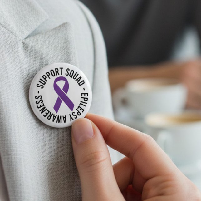 Bewusstseinsgeschenk für Epilepsie-Selbsthilfegrup Button (Von Creator hochgeladen)