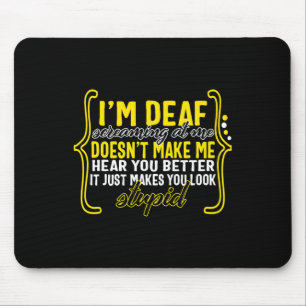 Bewusstseinsmonat bin ich tot und schreie mich asl mousepad