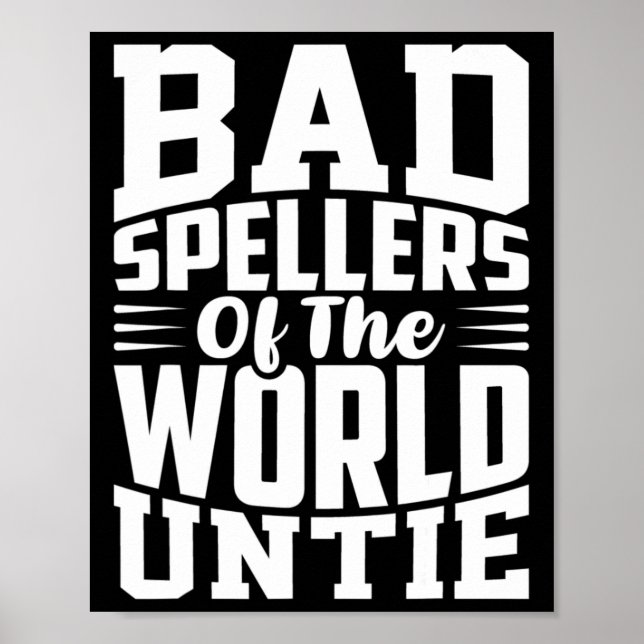 Bewusstseinsstörungen Speller der Welt Untie Dysle Poster (Vorne)