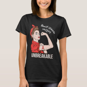 Bewusstseinswartung für Herzkrankheiten Erblasser  T-Shirt