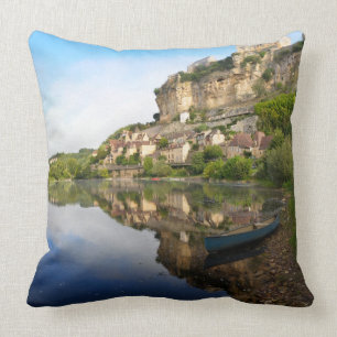 Beynac-und-Cazenac und Dordogne-Flusskissen Kissen