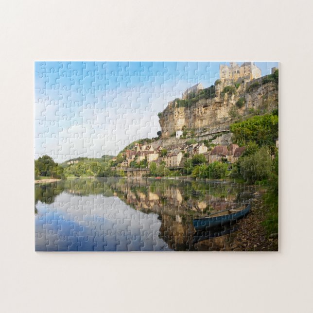Beynac-und-Cazenac und Dordogne-Flusslaubsäge (Horizontal)