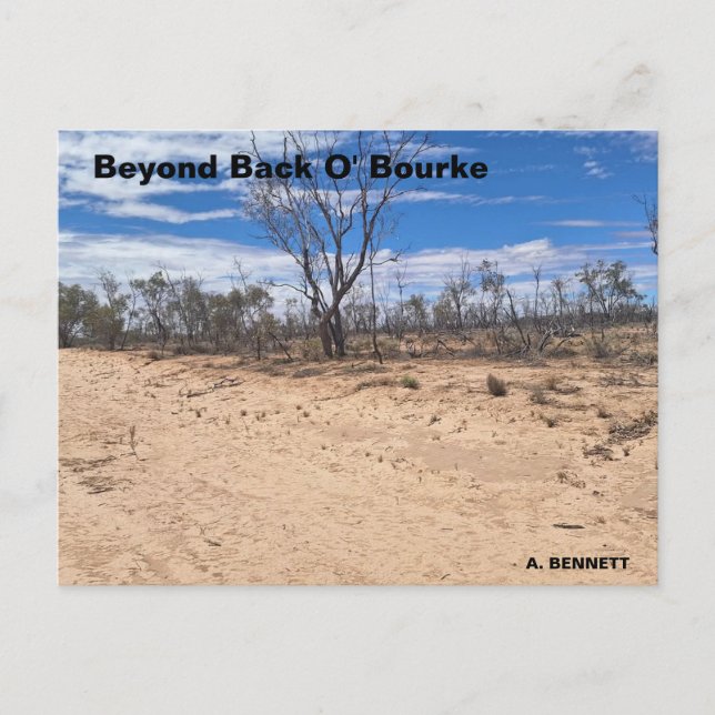 Beyond Back O'Bourke Postkarte (Vorderseite)