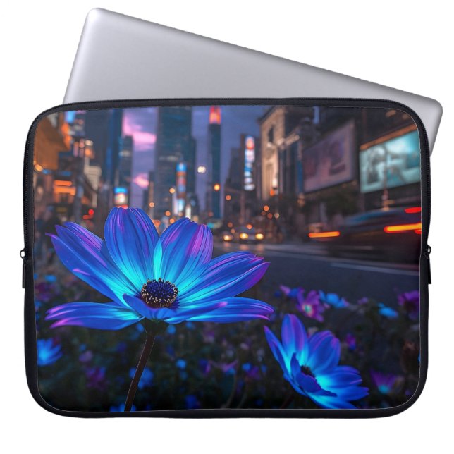 Beyond Bio Blue 15' Laptopschutzhülle (Vorderseite)