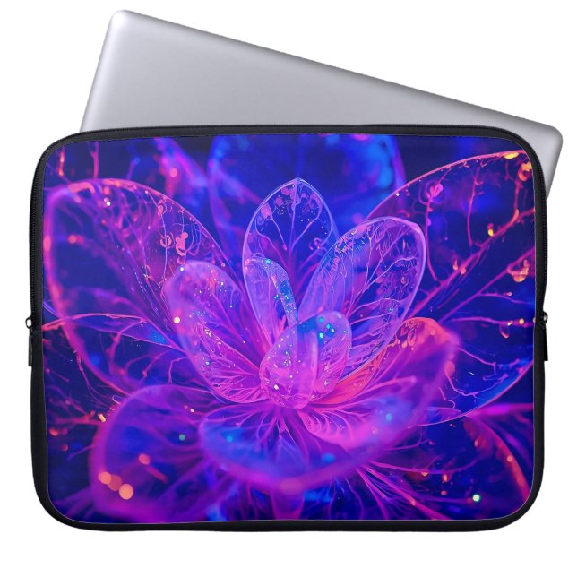 Beyond Frosted Glass Bloom 15' Laptopschutzhülle (Vorderseite)