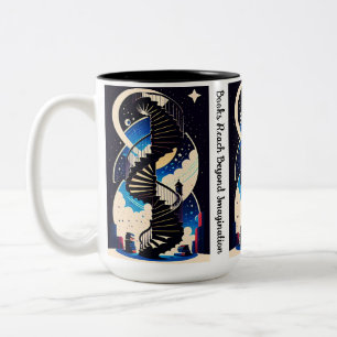 Beyond Imaging Zitat Zweifarbige Tasse