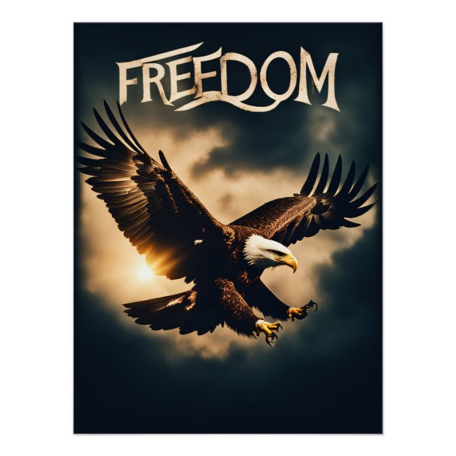 Beyond Wings: Freedom with an Eagle Poster (Vorderseite)