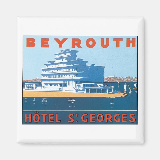 Beyrouth, Hotel St. Georges Magnet (Vorne)