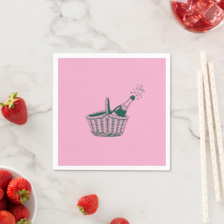 Bezahlbare Hochzeitsservietten für ein Picknick im Serviette