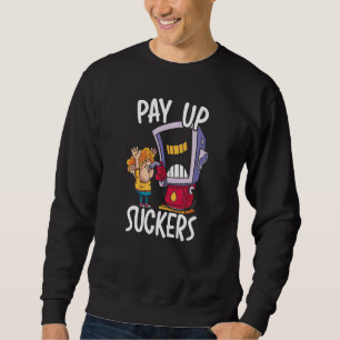 Bezahlen Sie die Saucker-Gasstation an der Gaspump Sweatshirt