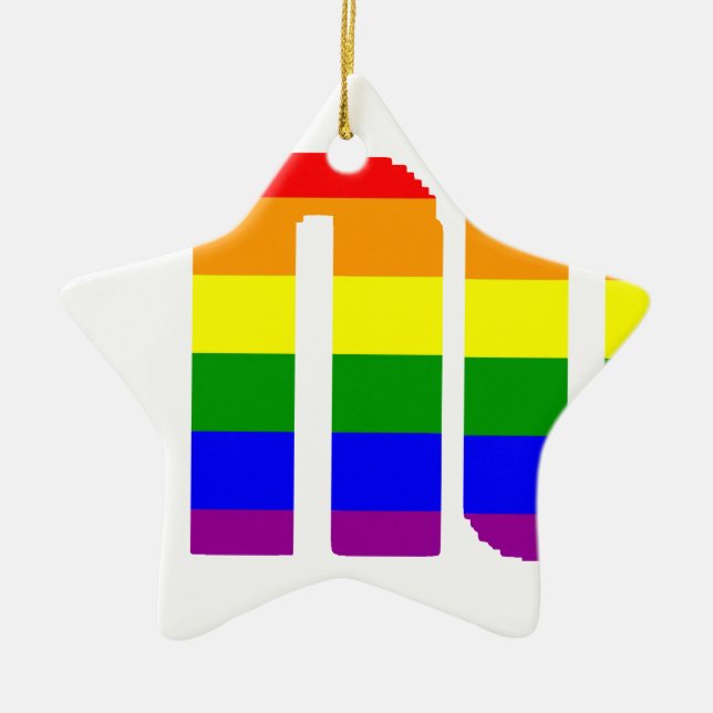 bezahlen Sie keine Gedanken Keramikornament (Vorne)