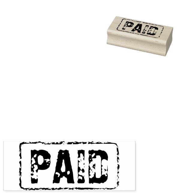 Bezahlte Briefmarke der Wechselstelle Gummistempel (Stempel)