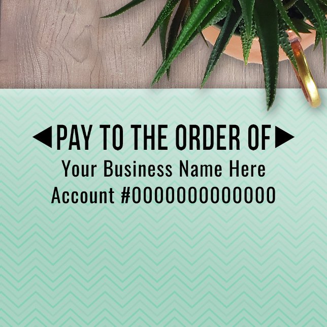 Bezahlung des Grundbuches oder der Geschäftsbank Permastempel (Von Creator hochgeladen)