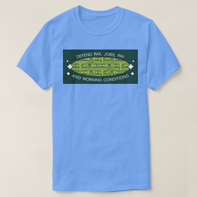 Bezahlung und Arbeitsbedingungen von Bahnangestell T-Shirt (Design vorne)