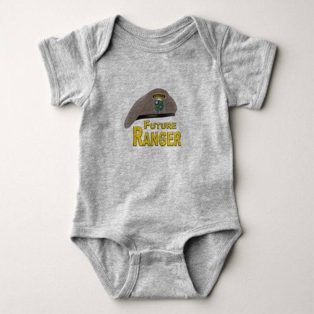 Bezaubernd Niedlicher Future Ranger Beret Baby Strampler (Vorderseite)