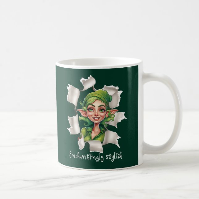 Bezaubernd stilvoll kaffeetasse (Rechts)