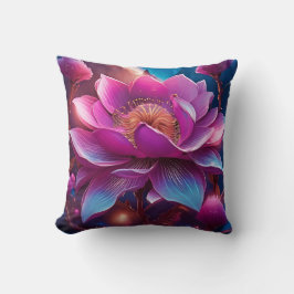 Bezaubernde ätherische Blume Kissen