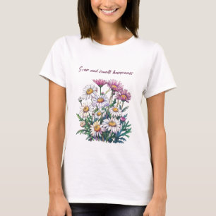 Bezaubernde ätherische Sommerferien-Blume T-Shirt
