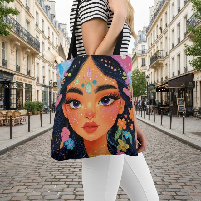 Bezaubernde Blumengöttin Tasche (Von Creator hochgeladen)