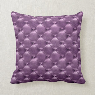 Bezaubernde büschelige lederne opulente Amethyst Kissen