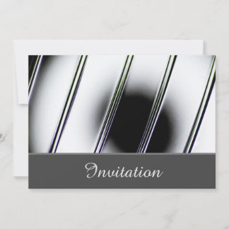 Bezaubernde Einladungskarte mit Chrome