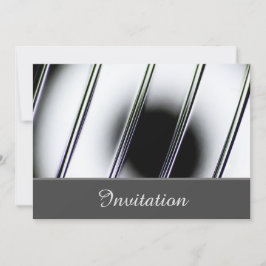 Bezaubernde Einladungskarte mit Chrome