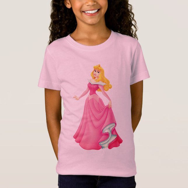 Bezaubernde Eleganz: Prinzessin Aurora T - Shirt (Vorderseite)