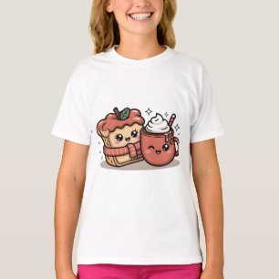Bezaubernde Fall Coffee Kids T-Shirt