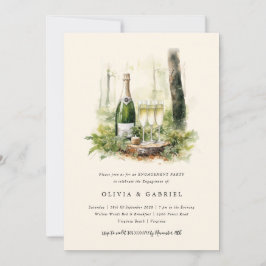 Bezaubernde Forest Elegante Engagement Party Einladung