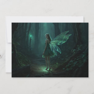 Bezaubernde Forest Fairy Fantasy Art Card