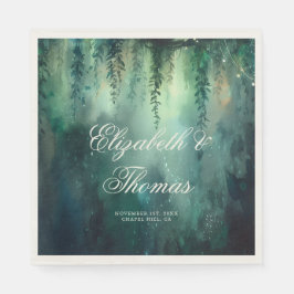 Bezaubernde Forest Fairy Lights Garden Chic Weddin Serviette