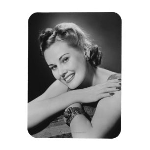 Bezaubernde Frau Magnet