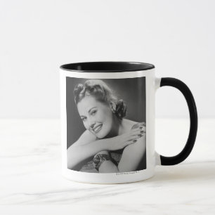 Bezaubernde Frau Tasse