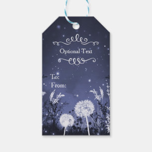 Bezaubernde Hochzeit von Twilight Sky Stars & Foli Geschenkanhänger