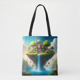 Bezaubernde Hütte der Floating Island - Whimsical  Tasche