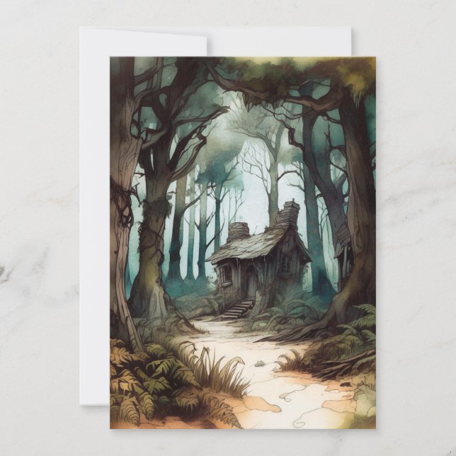 Bezaubernde Hütte Einladung (Vorderseite)