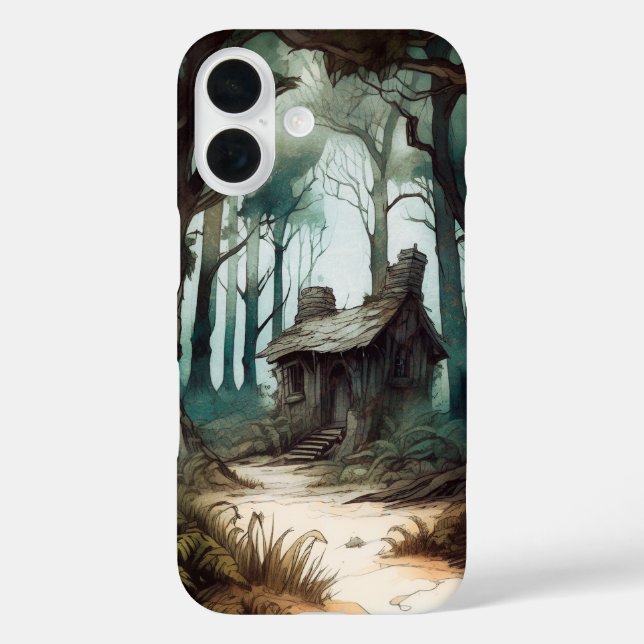 Bezaubernde Hütte iPhone 16 Hülle (Rückseite)