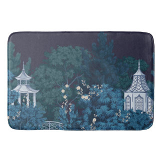Bezaubernde Moonlit Gardens Chinoiserie Badematte