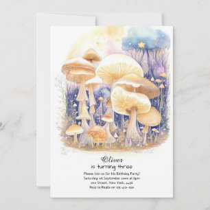 Bezaubernde Mushroom-Fairycore Einladung zum Gebur