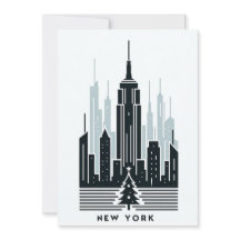 Bezaubernde New Yorker Weihnachtskarte