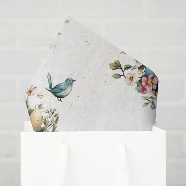 Bezaubernde Ostergeburten und Blütenfrüchte Seidenpapier (Geschenk Tasche)