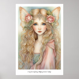 Bezaubernde Prinzessin Fairy Poster