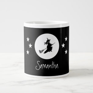 Bezaubernde riesige Tasse Halloweens, schwarz