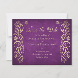 Bezaubernde Rose Hochzeit Save The Date