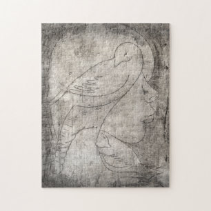 Bezaubernde Schwarz-Weiß-Print: Junge Mädchen unte