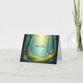 Bezaubernde Sonnenhütte Dankeskarte